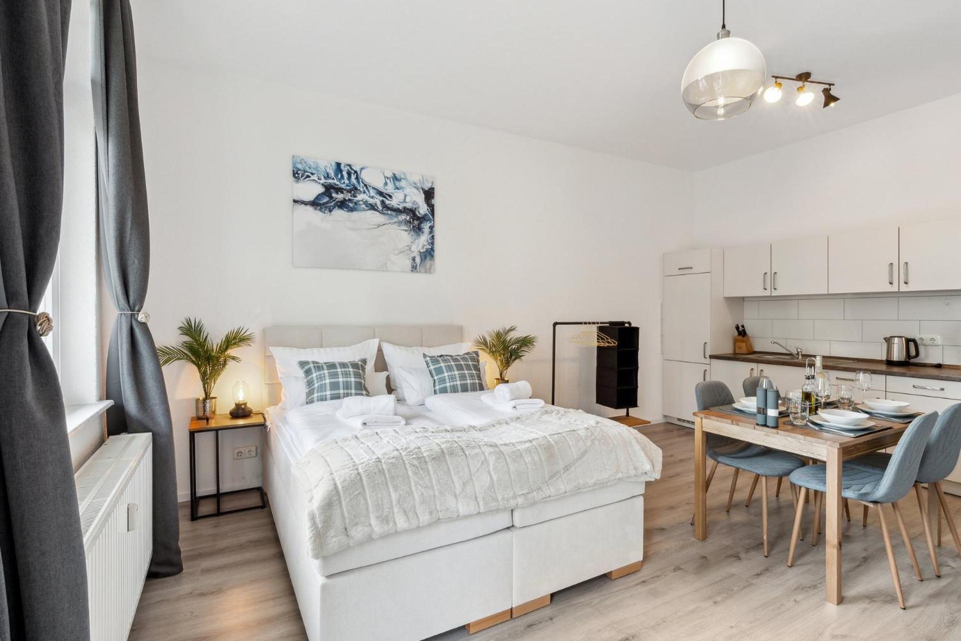 Homespace - Magdeburg - Gemuetliches Apartment Mit Balkon מראה חיצוני תמונה